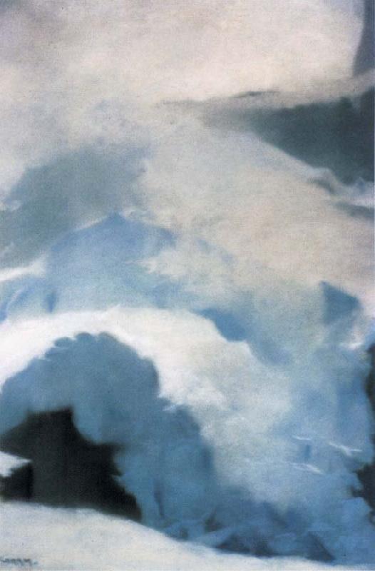 William Stott of Oldham Turquoise Glacier Sweden oil painting art